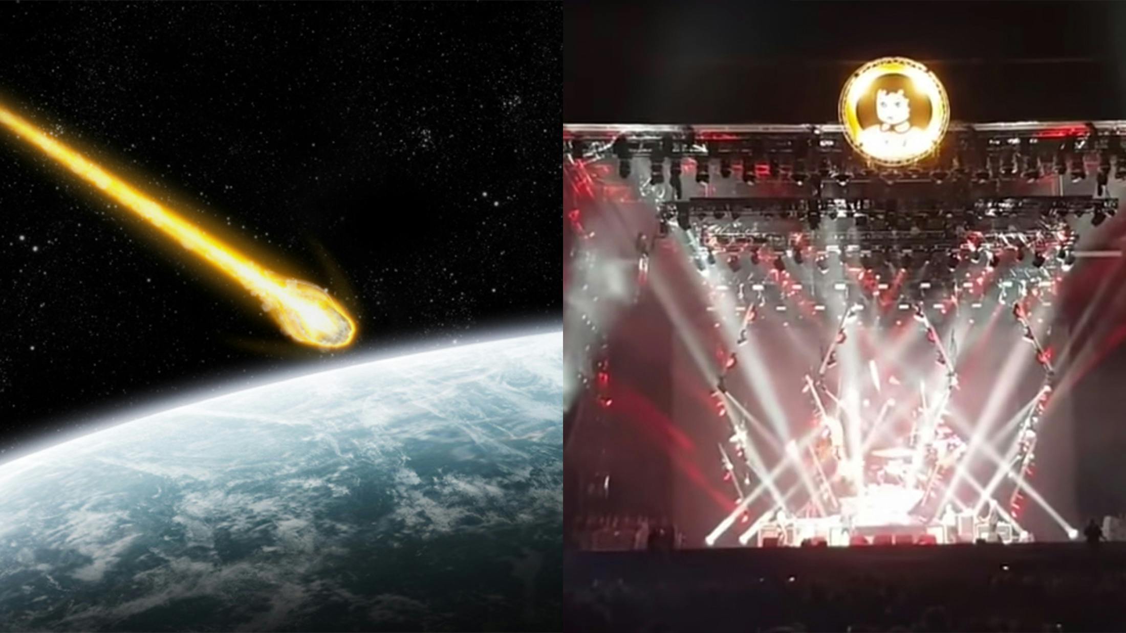 A Meteor Falls During Foo Fighters Set At Pinkpop 2018