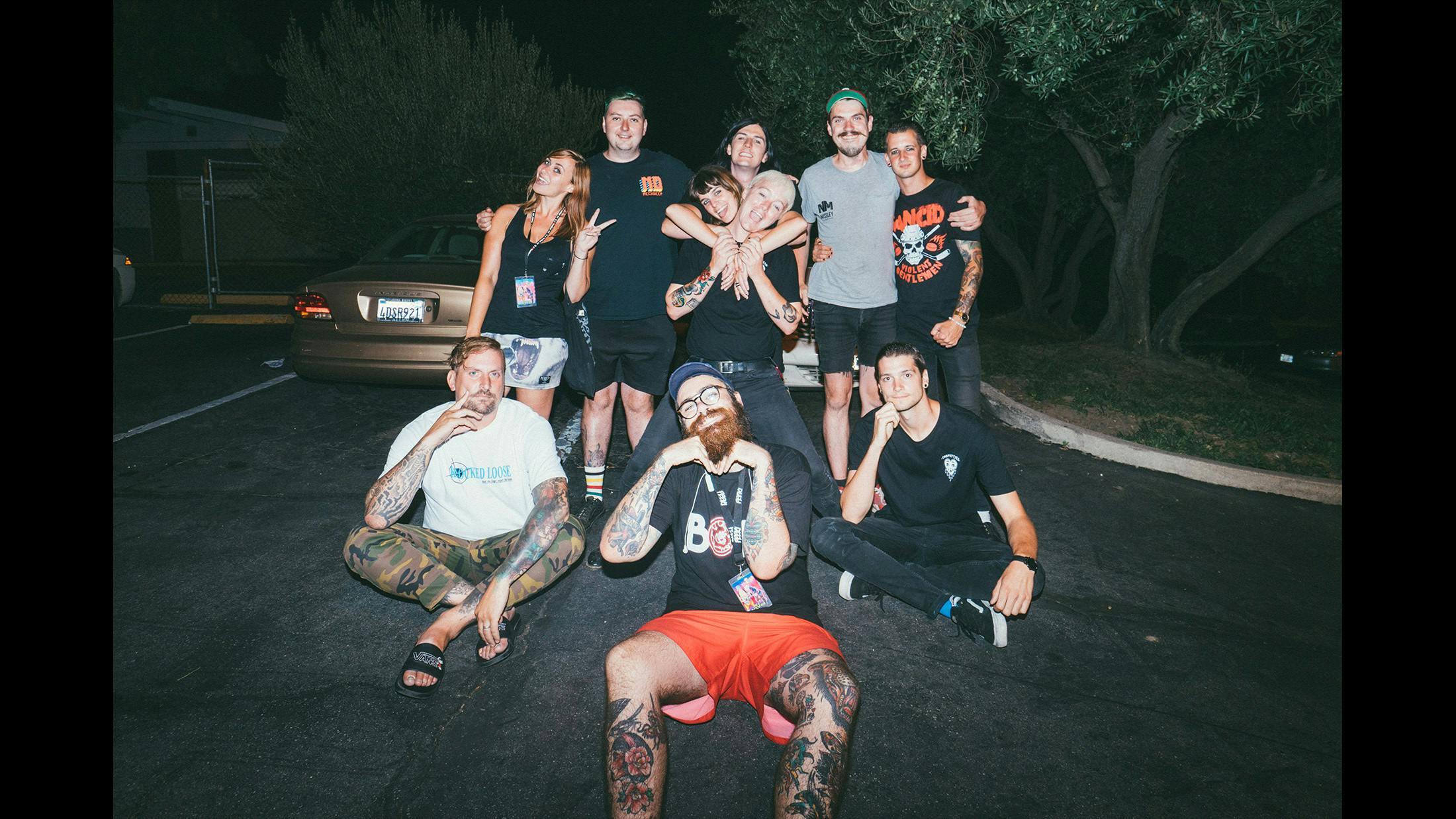 End of tour crew shot, this was Team Creep Warped Tour 2k17, taken by @josh_the_high_five_guy_ (dude outside of Denny’s who took this photo insisted on a photo credit)
