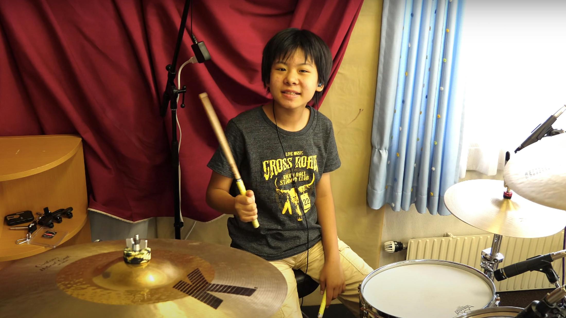 Watch This 10-Year-Old Drummer Nail Rush’s YYZ