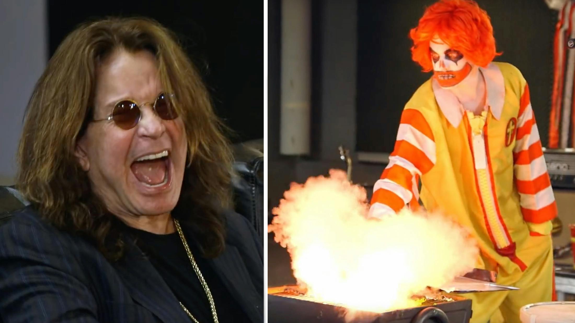 Ozzy Reacts To Food-Obsessed Black Sabbath Tribute Band, Mac Sabbath