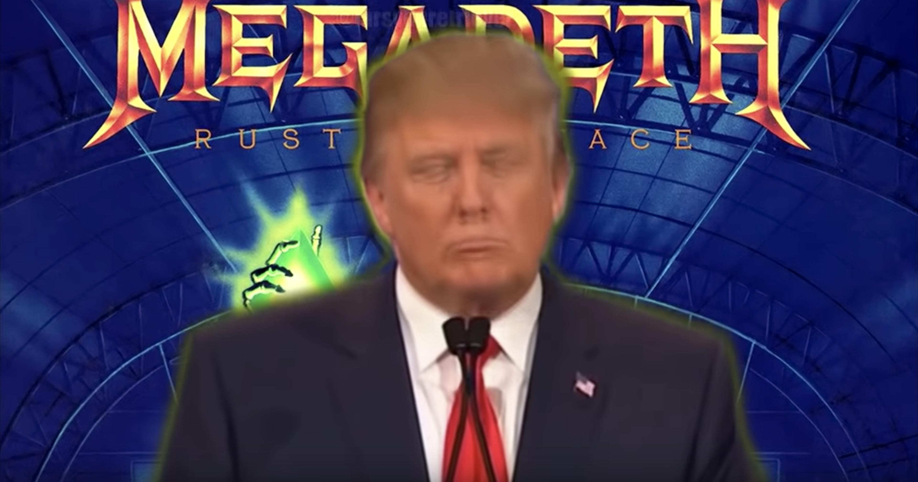 Trump Sings Megadeth's Holy Wars