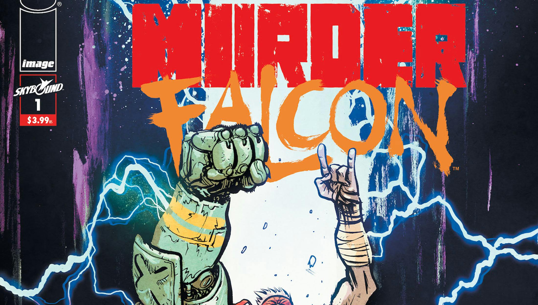 This Comic Book Is About A Metal Guitarist Who Shreds To Summon A Monster-Fighting Falcon Cyborg
