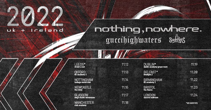 nothing uk tour
