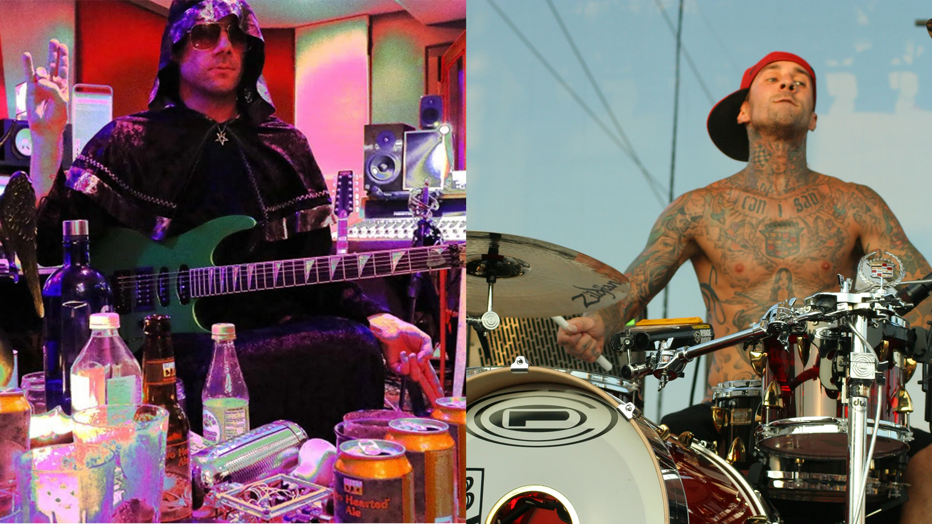 Limp Bizkit’s Wes Borland And blink-182’s Travis Barker Are Doing Something Together