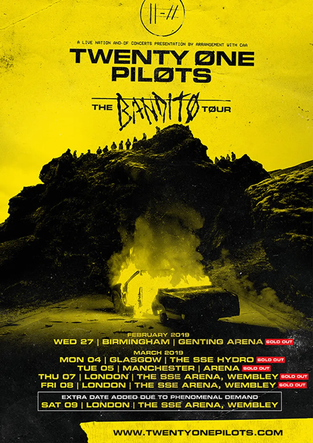 Twenty One Pilots London Wembley Arena 2019 Third Date