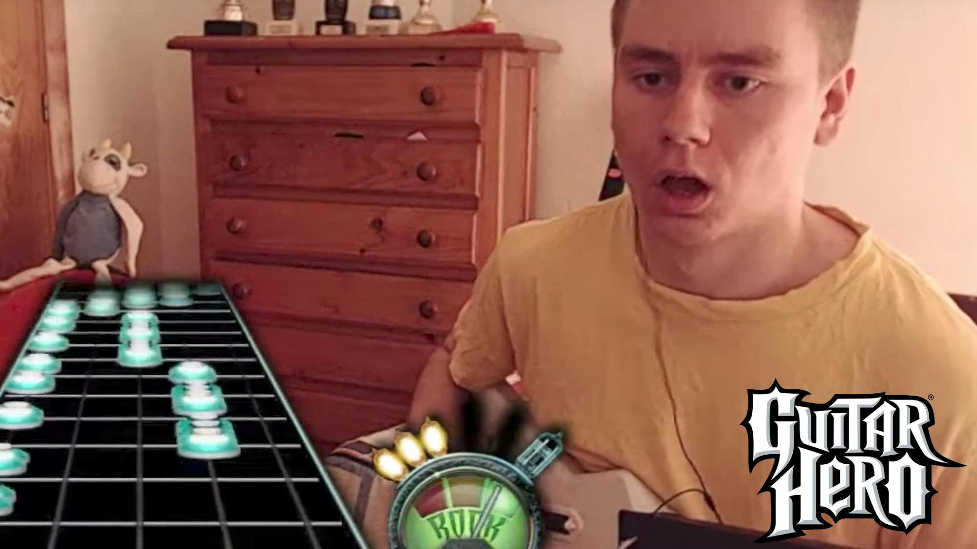 Guitar Hero Turns 12 Today, Watch Someone Play The Hardest Song At 666% Speed