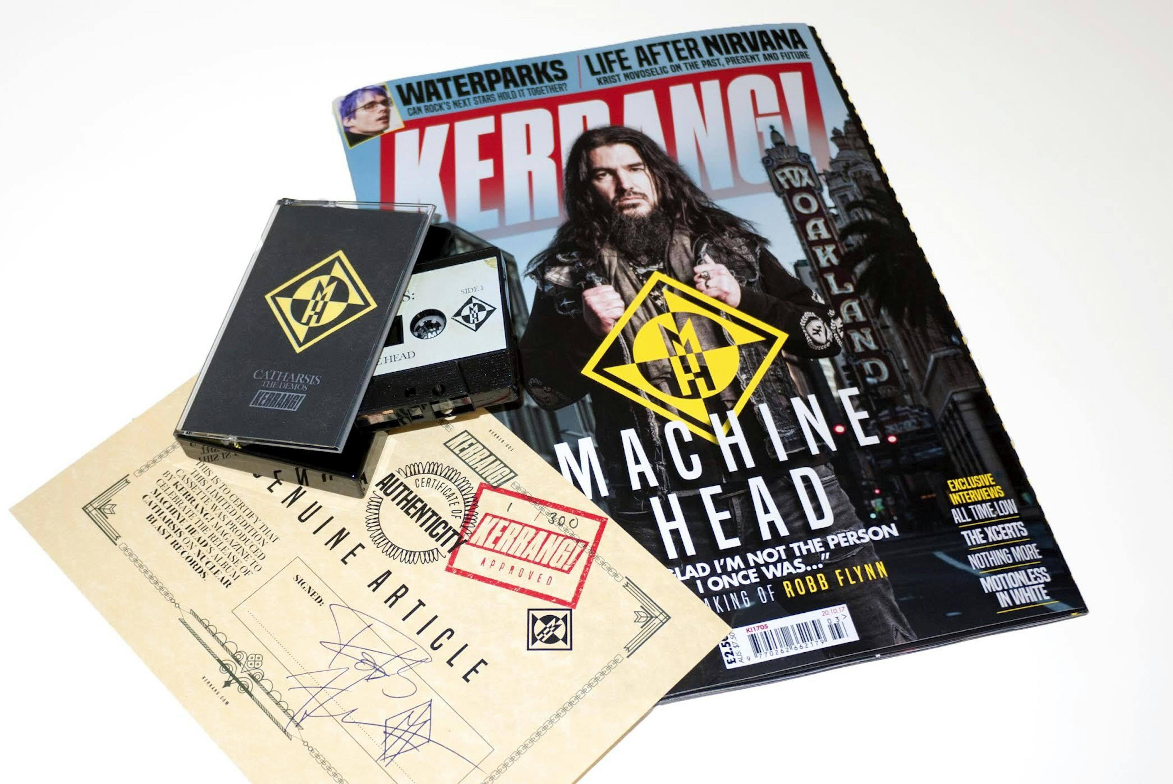 Pick Up A Limited Machine Head Demo Cassette With This Week's Kerrang! 