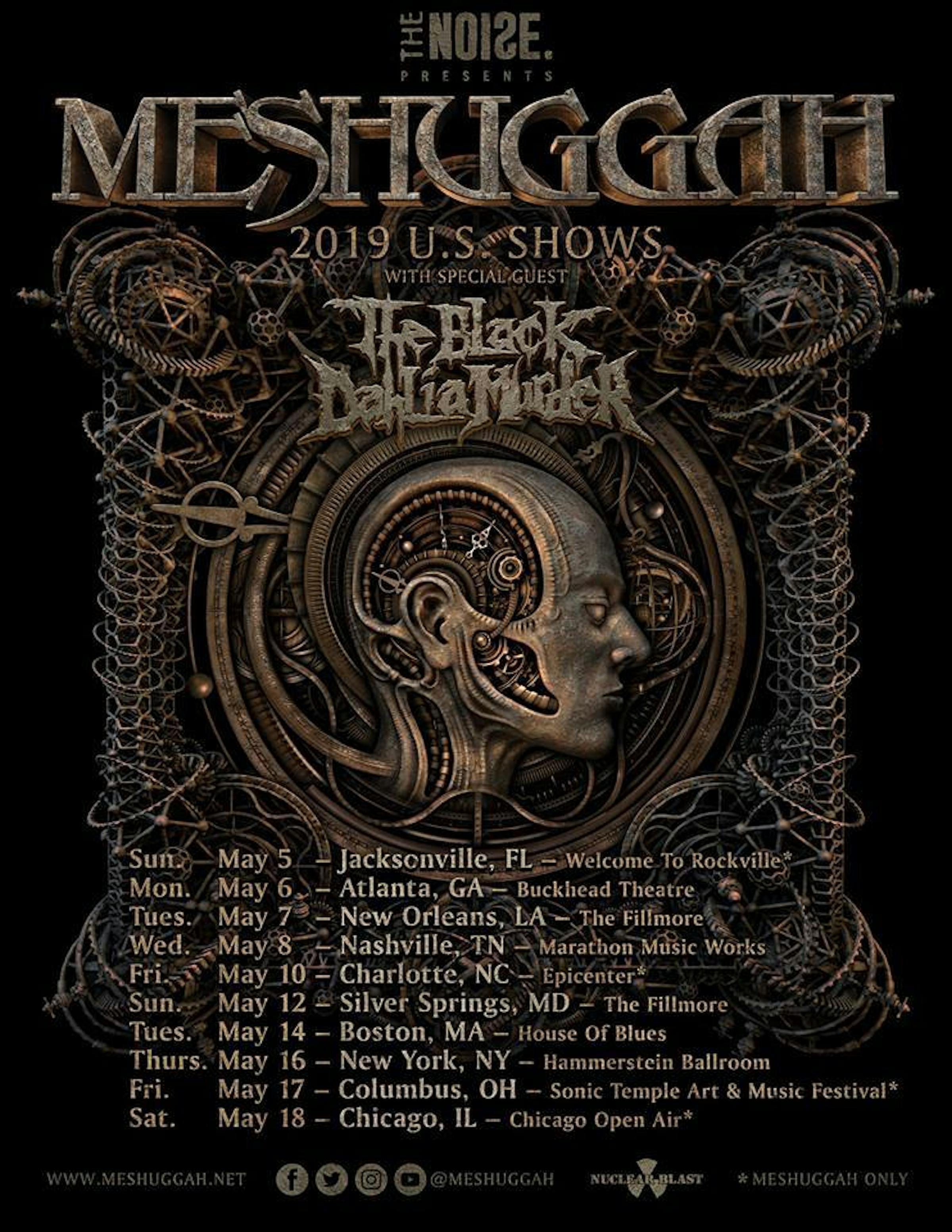 Meshuggah Announce US Tour Dates With The Black Dahlia Murder — Kerrang!